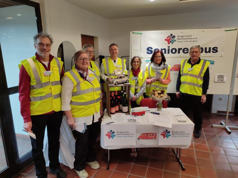 Informationsstand beim Neujahrsempfang am 22. Januar 2025